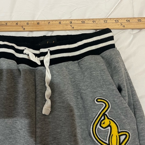 Baby Phat Cargo Joggers Heathered Gray Sweatpants Sz XS - Picture 6 of 8